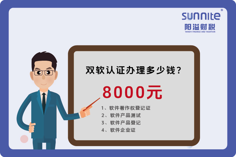 2024年3月双软认证办理多少钱？